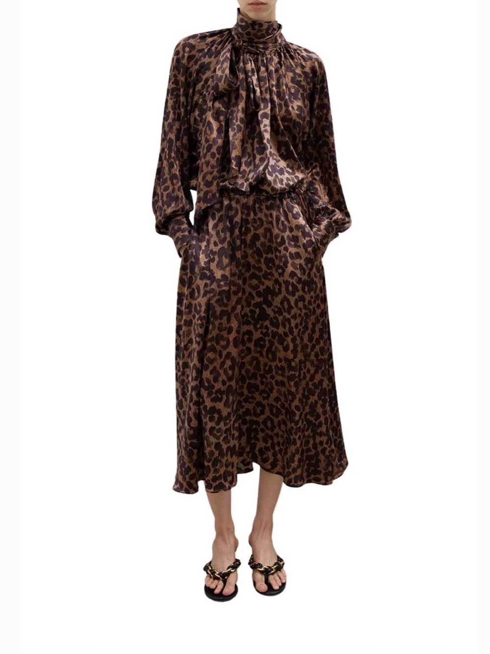 Françoise Susan dress leopard NWT